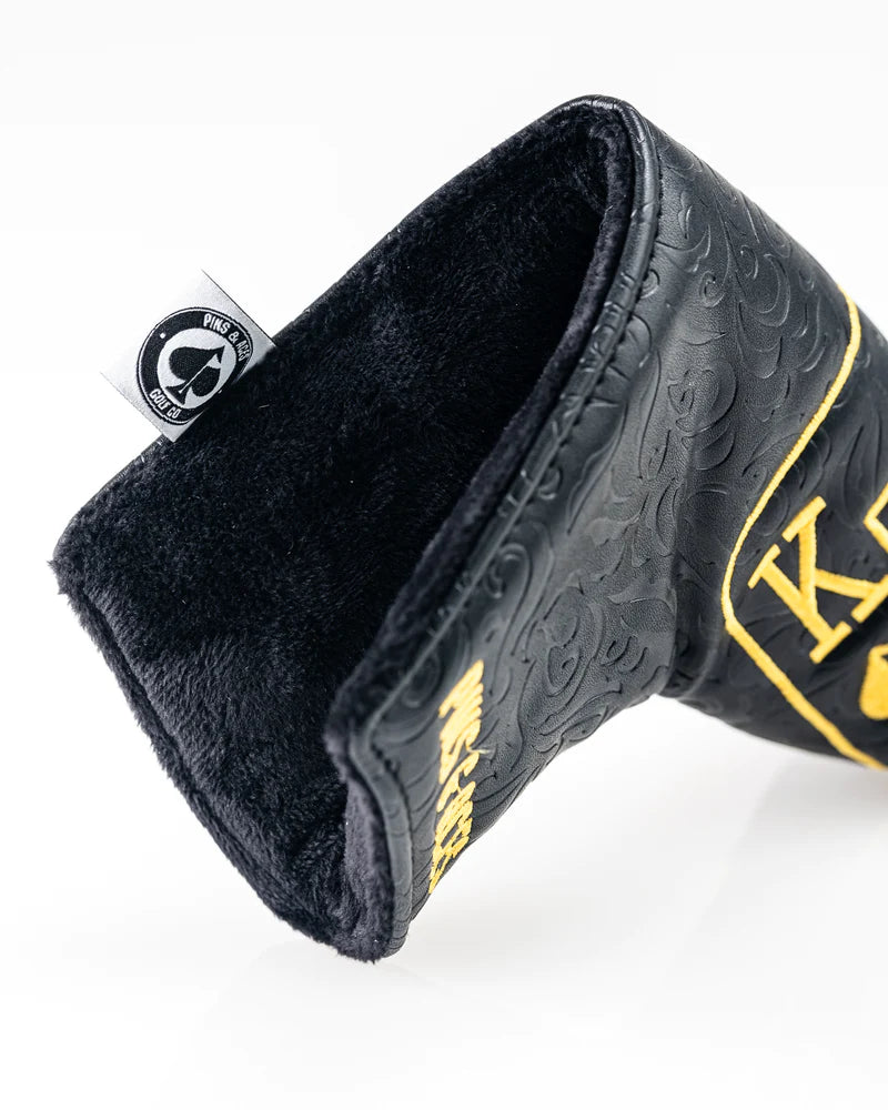 Black/Gold Ace of Spades - Blade Putter Cover