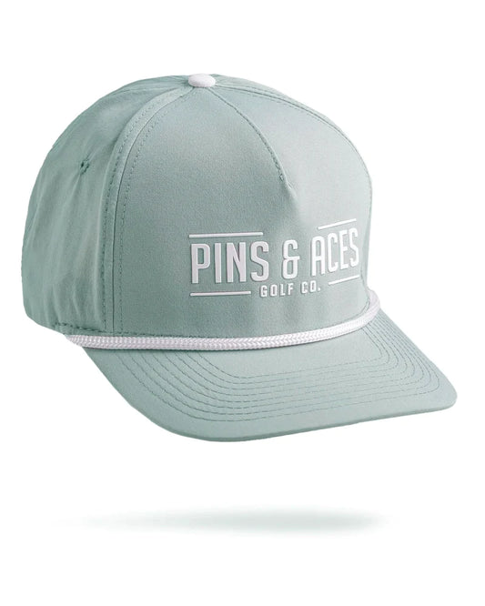 PINS & ACES LOGO SNAPBACK - GREY